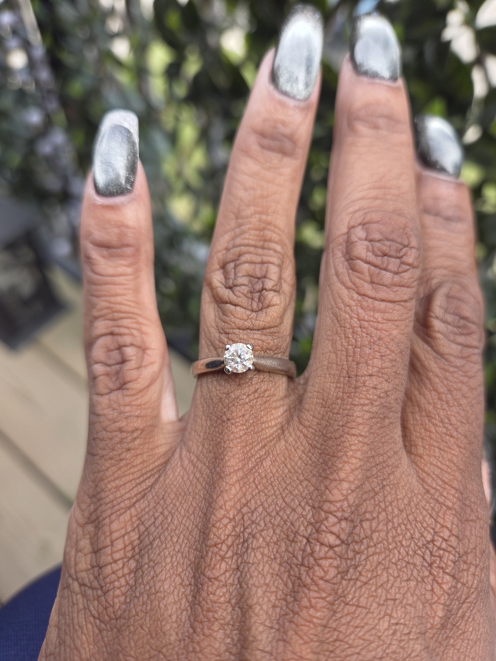 Classic Solitaire White 14k Gold Diamond Ring - Elegant Women's Jewelry